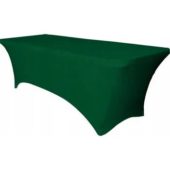 Prostěradlo POTAH na banketový cateringový stůl 180x76 cm, lahvově zeleň
