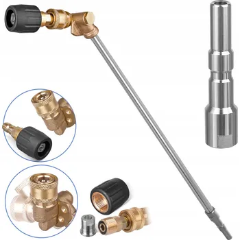 Příslušenství pro vysokotlaký čistič ÚHLOVÁ REGULOVATELNÁ LANCE + TRYSKA pro myčky KRANZLE NILFISK ALTO KEW D12 OHYBNÁ