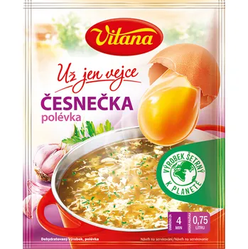 CZ distribuce Vitana Už jen vejce Polévka česneková 22 g