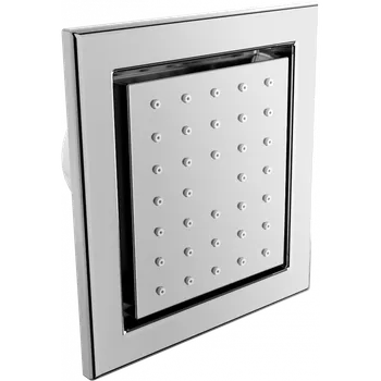 Mexen - podmítková sprchová tryska, čtvercová, 130x120 mm, chromová, 79365-00