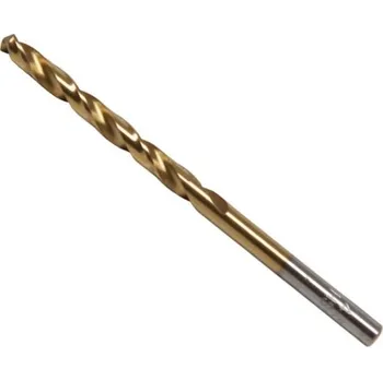 Vrták BGS Technic BGS 2040-4.5 Spirálový vrták HSS-G 4,5 mm s válcovou stopkou, TiN. 2 ks