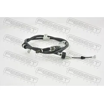 Brzdový systém Tažné lanko, parkovací brzda FEBEST 2299-PCSPORLH