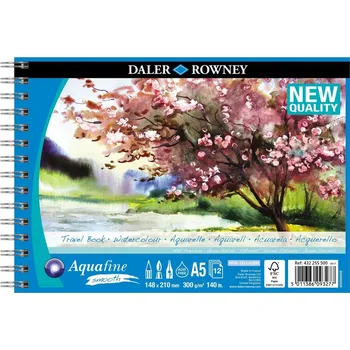 Blok Daler-Rowney Aquafine Akvarelový blok A5, A5, 12 listů&nbsp;432 255 500