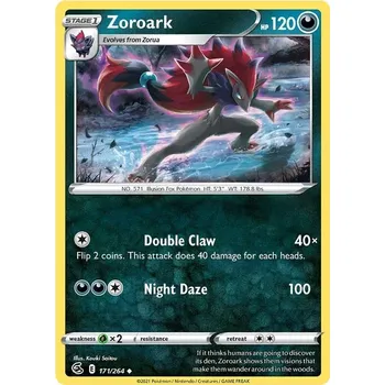 Karetní hra Zoroark 171/264 - Fusion Strike Typ karty: Non-Holo