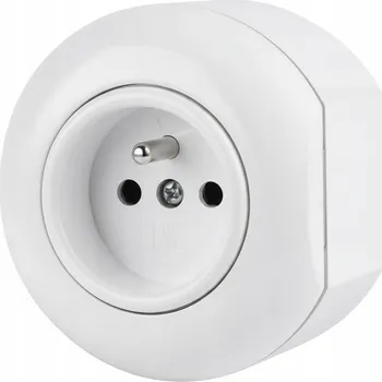 Elektrická zásuvka Elektrická Zásuvka JLM bílá