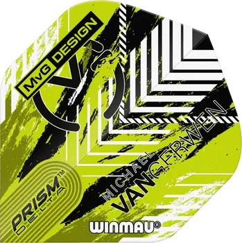 Příslušenství pro šipky Winmau Letky Prism Delta - Michael van Gerwen - Green & Black Chevron W6915.262
