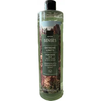 Sprchový gel Avon Gel na mytí těla a vlasů pro muže Extreme Limits 500 ml
