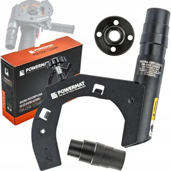 ODSÁVACÍ KRYT / NÁSTAVEC PROTI PRACHU PRO ÚHLOVOU BRUSKU 115-125 MM