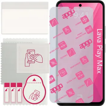 Pouzdro na mobilní telefon Hybridní Sklo pro Lava Play Max, alternativa tvrzeného skla, flexibilní