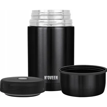 Termoska Termos na jídlo N'oveen 0,8 l černý