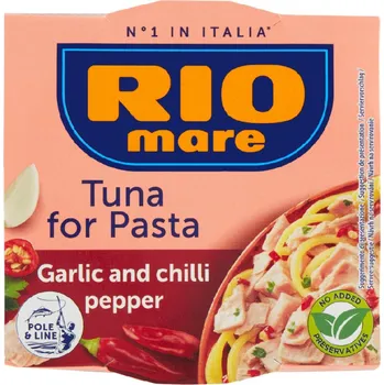 paštika a pomazánka CZ distribuce RIO mare Pasta Tuňák v olivovém oleji s česnekem a Chilli 160 g