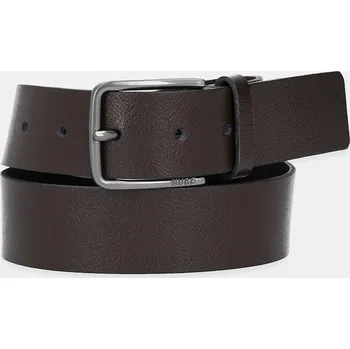 Opasek Kožený pásek HUGO Gerik-Lam_Sz35 50548348 hnědá 89X, vel. 105