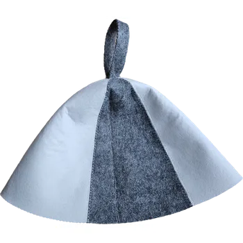 Klobouk BELUTO Saunový klobouk - šedobílý 2.jakost