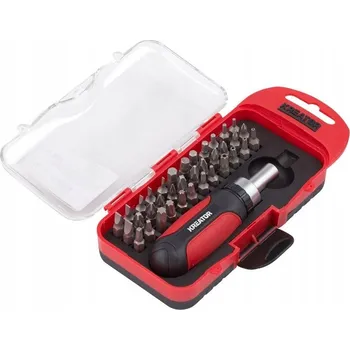 Bit Bity 1/4" sada, šroubovák s ráčnou 38 ks