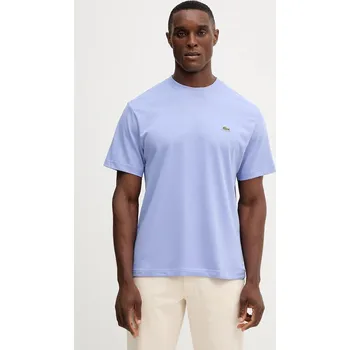 Bavlněné tričko Lacoste TH7318 fialová 45X, vel. M
