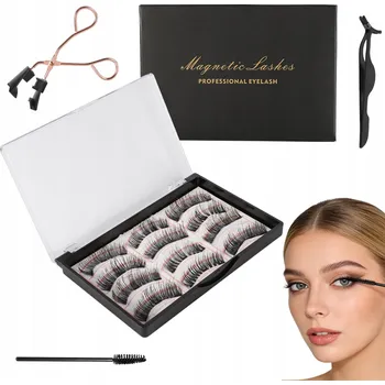 Umělé řasy MAGNETICKÉ ŘASY UMĚLÉ 12 KS SNADNÉ POUŽITÍ PRO KAŽDODENNÍ LÍČENÍ