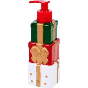 Mýdlo TEKUTÉ MÝDLO VÁNOČNÍ MÝDLO S DÁVKOVAČEM GEL NA RUCE 300ml STROMEČEK K