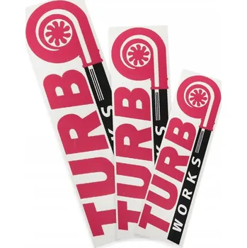 Brzdová hadice NÁLEPKA TURBOWORKS FIALOVO-ČERNÁ 50CM