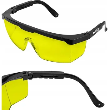 ochranné brýle NEO TOOLS Ochranné brýle se žlutými skly, nastavitelné stranice 97-506