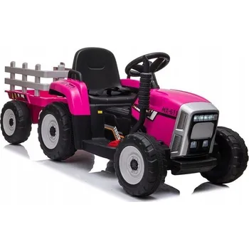 autíčko Lean Toys XMX611 Růžový akumulátor traktor
