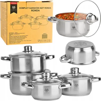 Hrnec Sada hrnců Karl Hausmann Ronda nerezová ocel 8 dílů