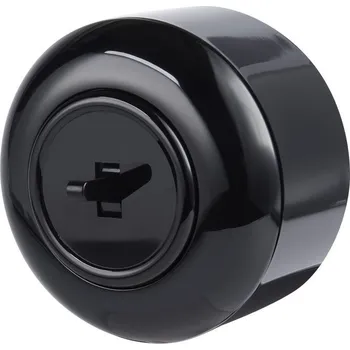 vypínač LOFT KŘÍŽOVÝ VYPÍNAČ ČERNÝ NÁSTĚNNÝ JEDNONÁSOBNÝ JLM