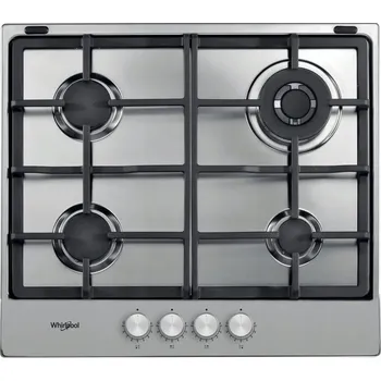 Varná deska Plynová varná deska Whirlpool TGML 661IX, 4 hořáky, 58 cm