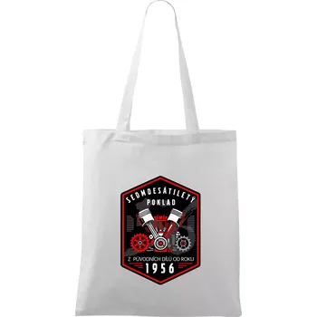 Sedmdesátiletý poklad z původních dílů 1956 - Taška bavlněná - 42 x 38 cm ( Bílá )
