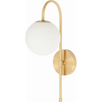 Nástěnné svítidlo Nástěnné svítidlo Ledigo bílé, odstíny žluté a zlaté E14 40 W