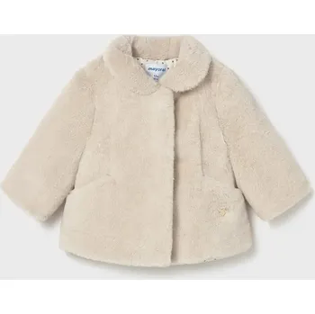 Dívčí kabát Dětský kabát Mayoral 2434.4D.Baby.9BYA béžová 12X, vel. 104