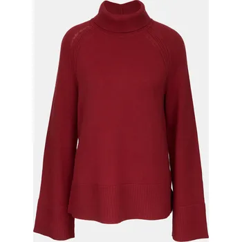 Dámský svetr Bordový dámský rolák ORSAY Orsay tmavě červená 3508619