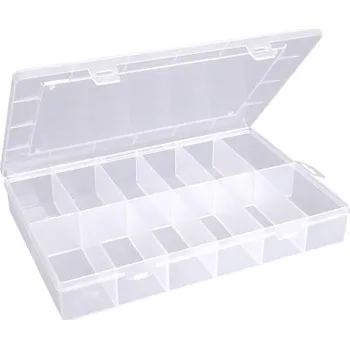 Skříňka na nářadí Hünersdorff Hünersdorff Plastová krabička na šperky PP-Eco s 12 přihrádkami | Robustní třídicí box