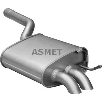 Tlumič výfuku Zadní tlumič výfuku ASMET 03.122