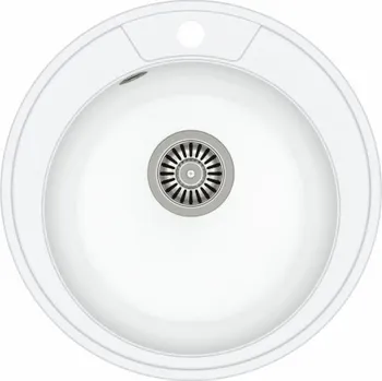 Nerezový dřez Dřez Quadron DANNY 210 GraniteQ, ocel / bílá metalíza
