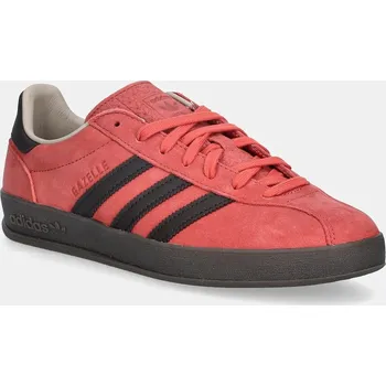 Pánské tenisky Nubukové tenisky adidas Originals Gazelle Indoor Pro, 39 1/3, červená, 33X
