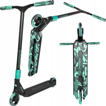 Koloběžka Freestyle Koloběžka NKD RIZZ Stunt Scooter, mátově černá, 85 cm