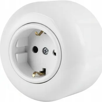 Elektrická zásuvka Elektrická Zásuvka JLM bílá