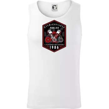 Pánské termoprádlo Čtyřicetiletý poklad z původních dílů 1986 - Tílko pánské Core - L ( Bílá )