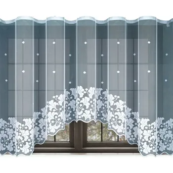 Záclona MG ZÁCLONA 25251 žakárová oblouková záclona 300x140cm, hotová s řasící stuhou pol