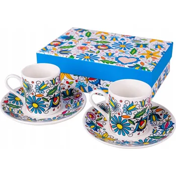 Porcelánový Šálek Folkstar Basia 90 ml 2 ks