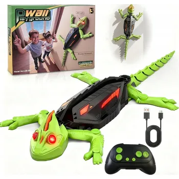 Robot INTERAKTIVNÍ GECKO HEX BOTS WALL CLIMBER ROBOT NA DÁLKOVÉ OVLÁDÁNÍ LEZE PO ZDÍCH 3+