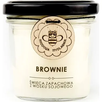 Svíčka Tradiční sójová svíčka s vůní brownie Miodowa Mydlarnia 1 ks
