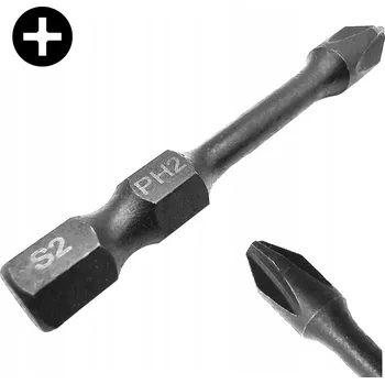 Bit BIT ŠROUBOVACÍ ÚDEROVÝ PH 2 50mm KŘÍŽOVÝ PHILLIPS TORSION IMPACT COBIT 1 Ks
