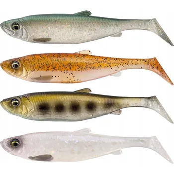 Umělá nástraha Savage Gear Gumová Nástraha 3D Herring Shad Clear Water Mix 4ks Délka: 11cm, Hmotnost: 9g