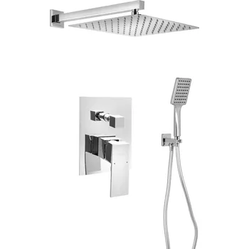 Sprchový set Sapho LATUS podomítkový sprchový set s pákovou baterií, 2 výstupy, chrom