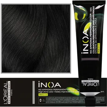 Barva na vlasy L'Oreal Inoa Č. 4,0 60 ml barva na vlasy
