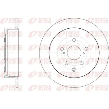 Brzdový kotouč Brzdový kotouč REMSA 61815.00