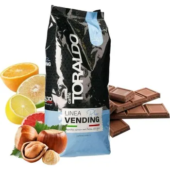 Káva Caffé Toraldo Miscela Blu Vending zrnková káva 1kg