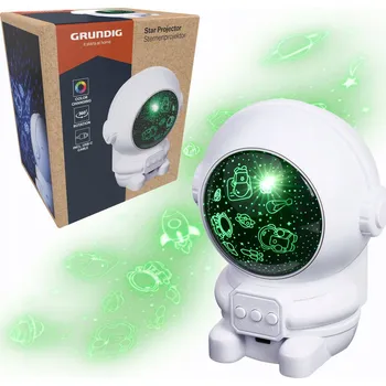 Noční světlo PROJEKTOR NOČNÍ OBLOHY ASTRONAUT MĚNÍCÍ NOČNÍ LAMPA LED 360 USB