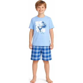 Chlapecké pyžamo Chlapecké pyžamo Betty mode letní scooter světle modré